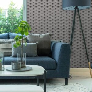 Tapet Vinil Superlavabil, Model Piatra, Gri, UV, Antibacterian, Ignifug, Rolă 10.6 mp