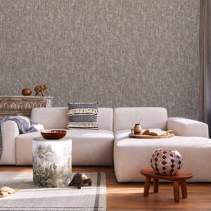 Tapet Vinil Superlavabil, Model Texturat, Grej, UV, Antibacterian, Ignifug, Rolă 10.6 mp