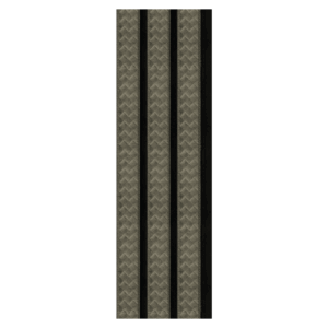 Riflaj Decorativ Acustic (PVC), Bronz - 12 x 280 x 1 cm