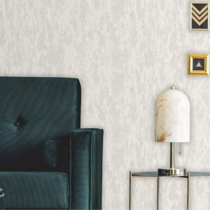 Tapet Vinil Superlavabil, Model Abstract, Alb-gri deschis, UV, Antibacterian, Ignifug, Rolă 10.6 mp