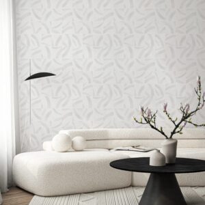 Tapet Vinil Superlavabil, Model Armonie, Gri, UV, Antibacterian, Ignifug, Rolă 10.6 mp