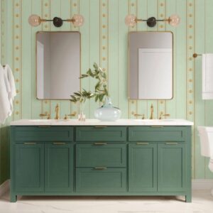 Tapet Vinil Superlavabil 3D, Model Dungat Clasic, Verde, UV, Antibacterian, Ignifug, Rola 10.6 mp